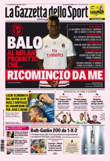 Portadas de la prensa deportiva