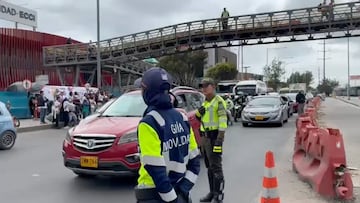 Así se encuentra la Autopista Sur.