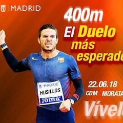 Hortelano y Husillos, en 400: la Doble H se enfrenta en Madrid