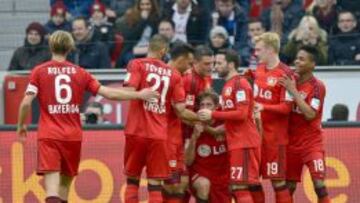 Kiessling celebra el 2-0.