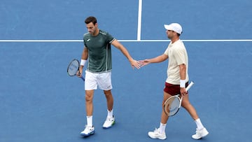 Marcel Granollers y Horacio Zeballos, en el US Open.