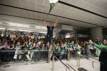 Málaga celebra la victoria de Unicaja en Eurocup