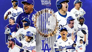 los-angeles-dodgers-freddie-freeman-shohei-ohtani-mlb-trofeo-del-comisionado