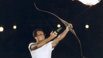 Antonio Rebollo durante los Juegos de Barcelona 92