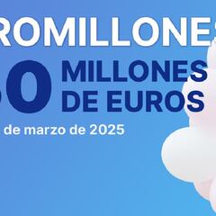Euromillones: comprobar los resultados del sorteo de hoy, viernes 7 de marzo, con bote especial