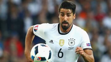 Khedira, en el partido ante Ucrania.