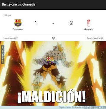 Los mejores memes del batacazo del Barcelona ante el Granada