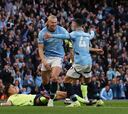 La abismal cifra de Haaland con Manchester City en Premier League