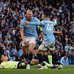 La abismal cifra de Haaland con Manchester City en Premier League