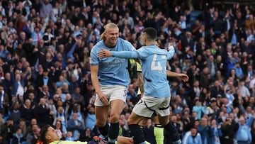 Nuevo partido de Haaland y otro gol para el noruego en Premier League, donde ya ha superado a Gabriel Jesus, a quien sustituyó en el City.