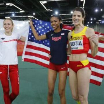 Licwinko, Cunningham y Ruth Beitia.