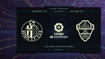 Resumen y gol del Getafe vs Elche de LaLiga Santander