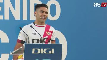 Las "gracias" de Falcao a un 'madridista' en su presentación que pasaron desapercibidas