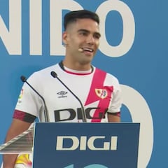 Las "gracias" de Falcao a un 'madridista' en su presentación que pasaron desapercibidas