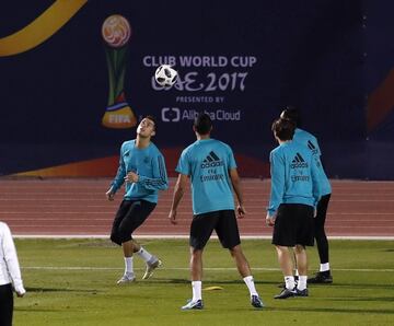 Último entrenamiento antes de la final del Mundial de Clubes