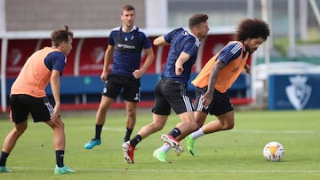 Entrenamiento de Osasuna en Tajonar