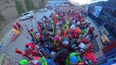 Como en las antiguas rebajas: así entran en un remonte en Austria