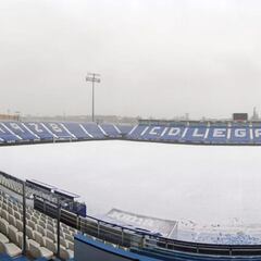 La ‘fortaleza’ de hielo de Butarque estará lista contra el Almería