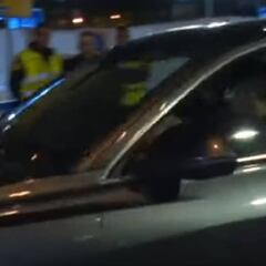 James abandona el Bernabéu antes de terminarse el partido