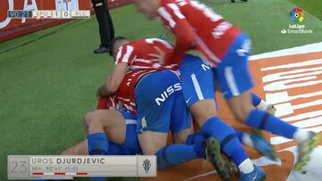 Resumen y gol de Sporting vs Alcorcón de LaLiga SmartBank