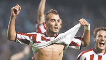 <b>DE NUEVO EN EUROPA. </b>Yeste podrá celebrar sus goles europeos.