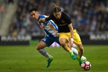 Filipe Luis and Jurado.