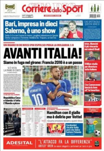 Portadas de la prensa deportiva