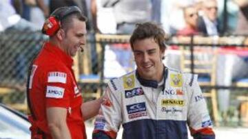 <b>Cambio de aires</b>. El piloto asturiano correrá en Ferrari los próximos seis años.