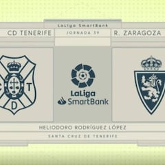 Resumen y goles del Tenerife vs. Zaragoza de LaLiga SmartBank