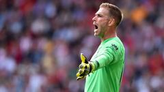 Adri&aacute;n San Miguel, durante el Southampton-Liverpool