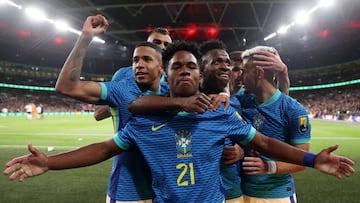 Endrick, a la altura de Neymar