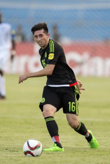 Héctor Herrera jugó los partidos completos ante El Salvador y Honduras. Marcó el segundo gol en el 3-0 del Tri sobre la Selecta.