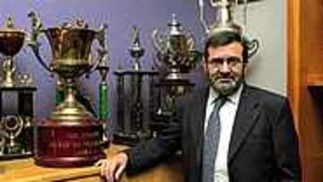 CONTENTO. Santiago Llorente se mostró contento con la marcha liguera del Valladolid de Moré.