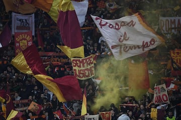 Roma fans.