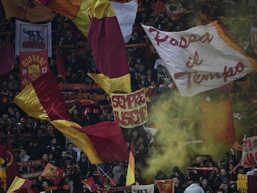 Roma fans.