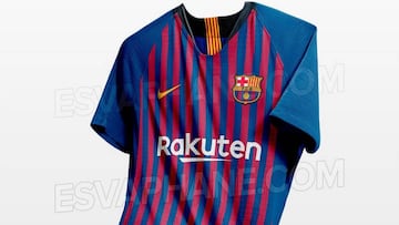 Posible nueva camiseta del Barcelona 2018/19.
