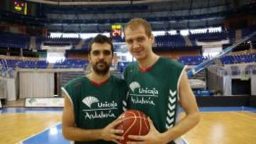 DESTACADOS. Krunoslav Simon y Luka Zoric fueron los dos mejores del Unicaja en el duelo del jueves.