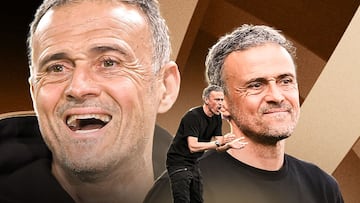 Luis Enrique, ganador del trofeo al mejor entrenador en Francia.