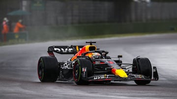 01 VERSTAPPEN Max (nld), Red Bull Racing RB18, action during the Formula 1 Grand Premio del Made in Italy e dell&#039;Emilia-Romagna 2022, 4th round of the 2022 FIA Formula One World Championship, on the Imola Circuit, from April 22 to 24, 2022 in Imola, 