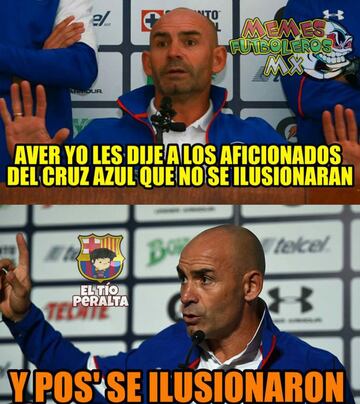 Los memes calientan el Cruz Azul vs América