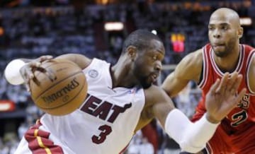 En el American Airlines Arena de Miami, en ‘downtown’ Miami y ante 20.025 espectadores, los Heat, favoritos absolutos de la Liga, consumaron la eliminación de los Chicago Bulls, aunque no sin dificultades.