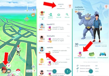 pokemon go regalos como obtenerlos como se envian y reciben