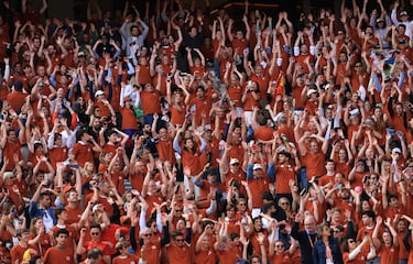 El público entregado a Rafa Nadal. 