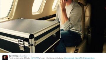 Bale viaja a Londres para el estreno de '007 Spectre'