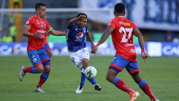 Millonarios y Deportivo pasto se enfrentan en El Campín por la fecha 11 de la Liga Águila II-2019.