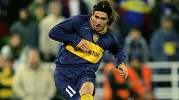 Para la segunda etapa del delantero argentino en el futbol mexicano, el 'Barullo' Marioni llegó al Pachuca, procedente de Boca Juniors, luego de haber sido campeón de la Copa Libertadores 2007.