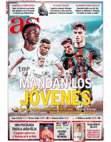 Las portadas de AS de octubre