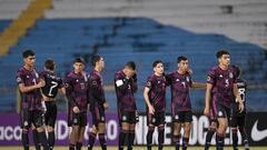  (L-R), Jesus Alcantar, Antonio Leone, Emilio Martinez, Bryan Gonzalez, Salvador Mariscal, Fidel Ambriz, Isaias Violante, Christian Torres, Jonathan Perez Mexico Players during the game Guatemala vs Mexico (Mexican National team), corresponding Quarterfinals of Concacaf Under-20 Championship Honduras 2022, at Olimpico Metropolitano Stadium, on june 29, 2022.

<br><br>

(I-D),  Jesus Alcantar, Antonio Leone, Emilio Martinez, Bryan Gonzalez, Salvador Mariscal, Fidel Ambriz, Isaias Violante, Christian Torres, Jonathan Perez Jugadores de Mexico durante el partido Guatemala vs Mexico (Seleccion Nacional Mexicana), correspondiente a los Cuartos de Final del Campeonato Sub-20 de Concacaf Honduras 2022, en el Estadio Olimpico Metropolitano, el 29 de junio de 2022.