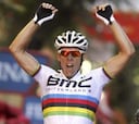 Gilbert: "Estoy muy feliz de haber estrenado el maillot arcoiris"