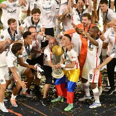 Borré, héroe y campeón de la Europa League con Frankfurt